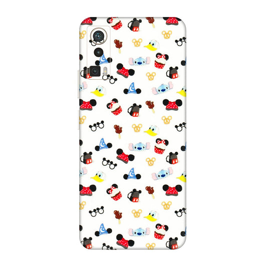 Lava Phone Skins (All Models) - Minnie Mouse & Donald Doodles s - 3D Embossed Finish (L-194) LAVA Blaze Pro