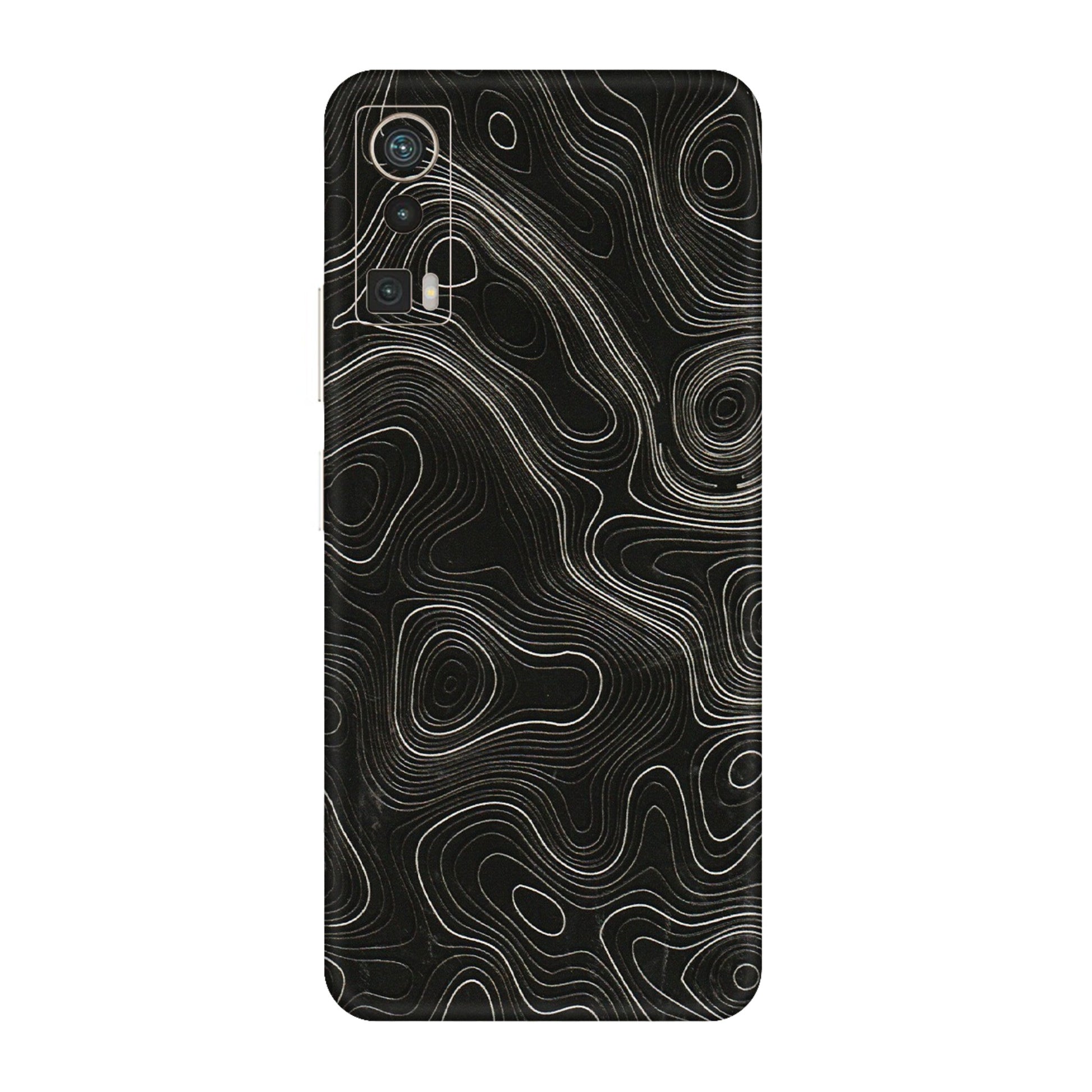Lava Phone Skins (All Models) - Black Swirl - 3D Embossed Finish (L-196) LAVA Blaze Pro