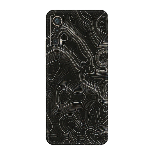 Lava Phone Skins (All Models) - Black Swirl - 3D Embossed Finish (L-196) LAVA Blaze Pro