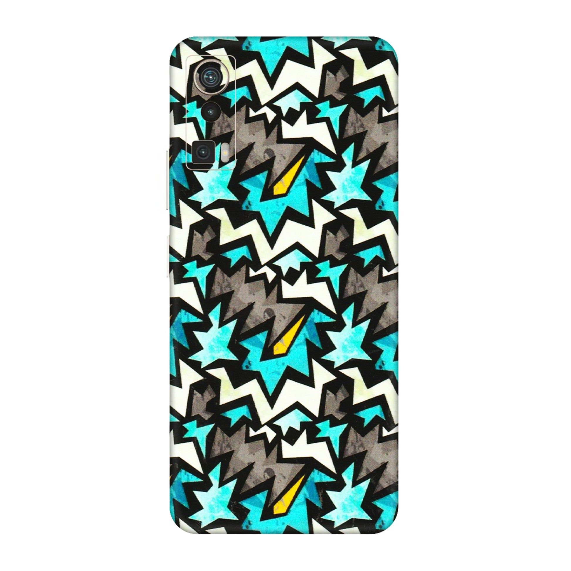 Lava Phone Skins (All Models) - Funky Zig Zag - 3D Embossed Finish (L-223) LAVA Blaze Pro