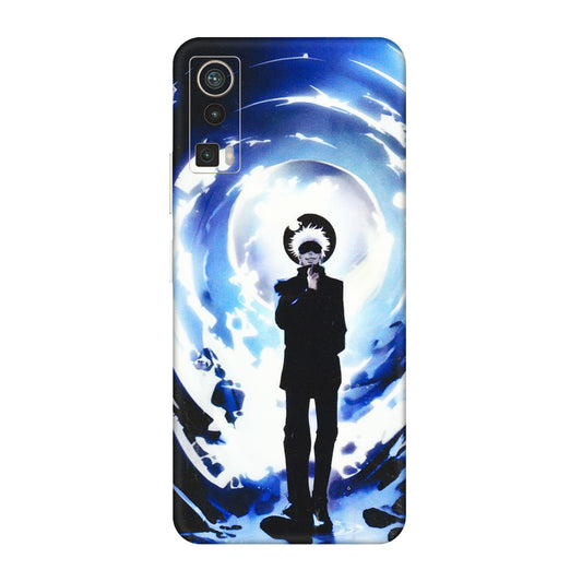 Lava Phone Skins (All Models) - Satoru Gojo Dark Blue - 3D Embossed Finish (L-235) LAVA Blaze Pro