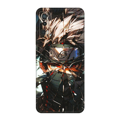 Lava Phone Skins (All Models) - Kakashi Shattered Glass Effect - 3D Embossed Finish (L-237) LAVA Blaze Pro
