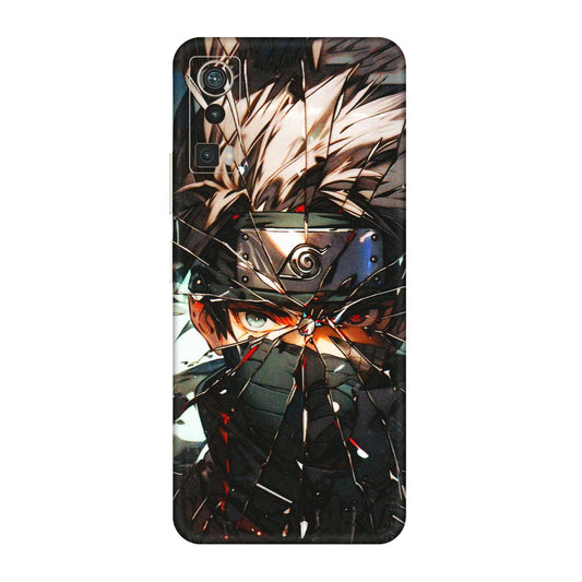 Lava Phone Skins (All Models) - Kakashi Shattered Glass Effect - 3D Embossed Finish (L-237) LAVA Blaze Pro