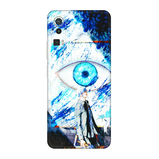 Lava Phone Skins (All Models) - Gojo Satoru evil eye - 3D Embossed Finish (L-239) LAVA Blaze Pro