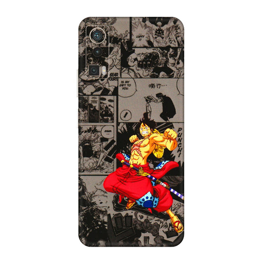 Lava Phone Skins (All Models) - One Piece Rocket Punch Manga - 3D Embossed Finish (L-25) LAVA Blaze Pro