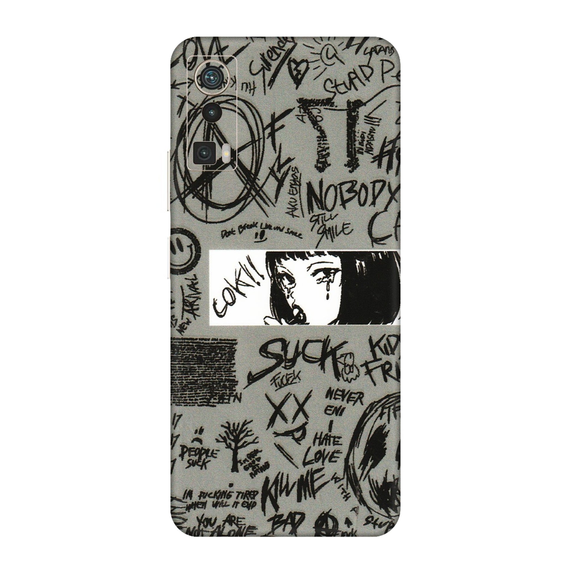 Lava Phone Skins (All Models) - Never Have Love Anime - 3D Embossed Finish (L-260) LAVA Blaze Pro