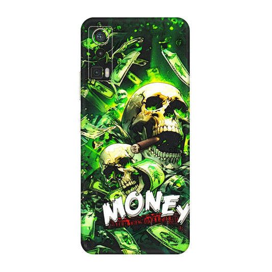 Lava Phone Skins (All Models) - Skull Money - 3D Embossed Finish (L-303) LAVA Blaze Pro