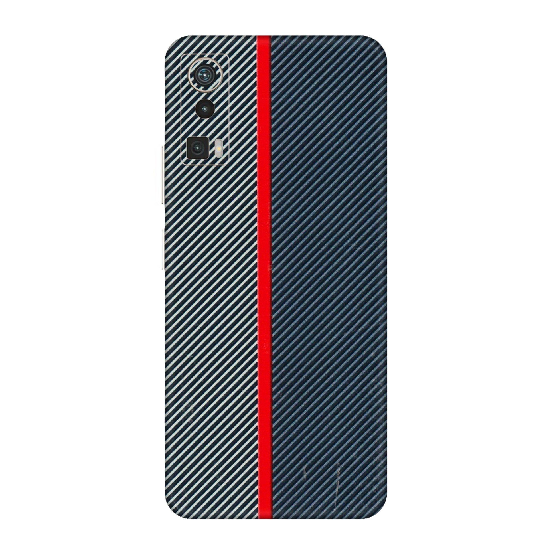 Lava Phone Skins (All Models) - Blue Sober Lines - 3D Embossed Finish (L-305) LAVA Blaze Pro