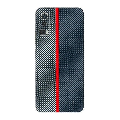 Lava Phone Skins (All Models) - Blue Sober Lines - 3D Embossed Finish (L-305) LAVA Blaze Pro