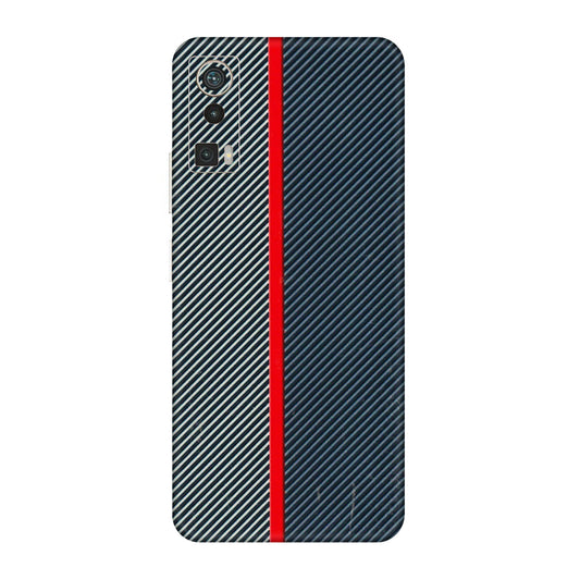 Lava Phone Skins (All Models) - Blue Sober Lines - 3D Embossed Finish (L-305) LAVA Blaze Pro