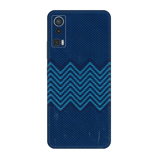 Lava Phone Skins (All Models) - Blue Sober Waves - 3D Embossed Finish (L-306) LAVA Blaze Pro