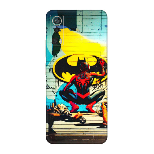 Lava Phone Skins (All Models) - New Spiderman Bat Logo - 3D Embossed Finish (L-309) LAVA Blaze Pro