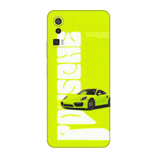 Lava Phone Skins (All Models) - Lime Green Porche - 3D Embossed Finish (L-30) LAVA Blaze Pro