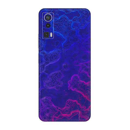 Lava Phone Skins (All Models) - Purple Ripples Swirl - 3D Embossed Finish (L-314) LAVA Blaze Pro
