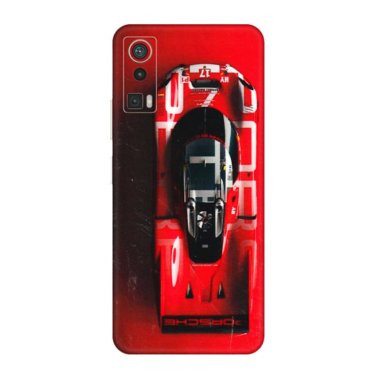 Lava Phone Skins (All Models) - Red Porsche Car Logo - 3D Embossed Finish (L-315) LAVA Blaze Pro