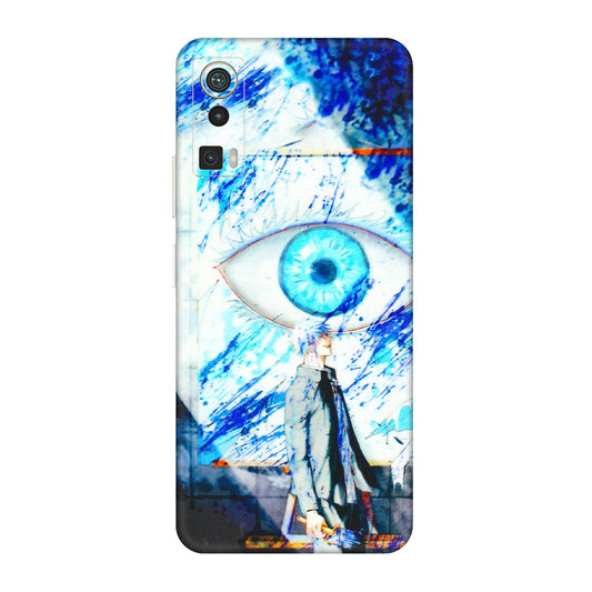 Lava Phone Skins (All Models) - Anime Sea Blue Eye - 3D Embossed Finish (L-318) LAVA Blaze Pro
