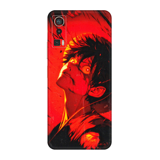 Lava Phone Skins (All Models) - D.Luffy Power Up One Piece Anime - 3D Embossed Finish (L-326) LAVA Blaze Pro