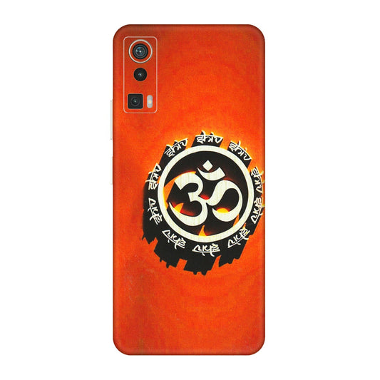 Lava Phone Skins (All Models) - Aum Shiv Orange - 3D Embossed Finish (L-32) LAVA Blaze Pro