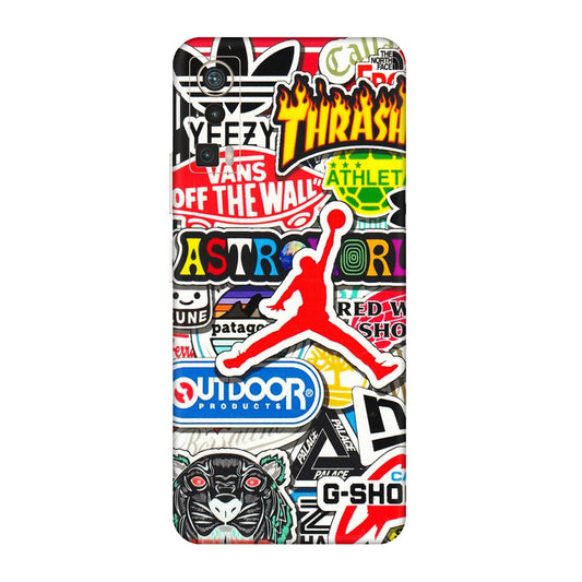 Lava Phone Skins (All Models) - Multi Brands Sticker Graffiti - 3D Embossed Finish (L-37) LAVA Blaze Pro