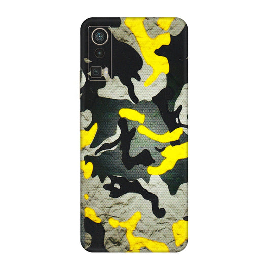 Lava Phone Skins (All Models) - Yellow Camouflage - 3D Embossed Finish (L-61) LAVA Blaze Pro