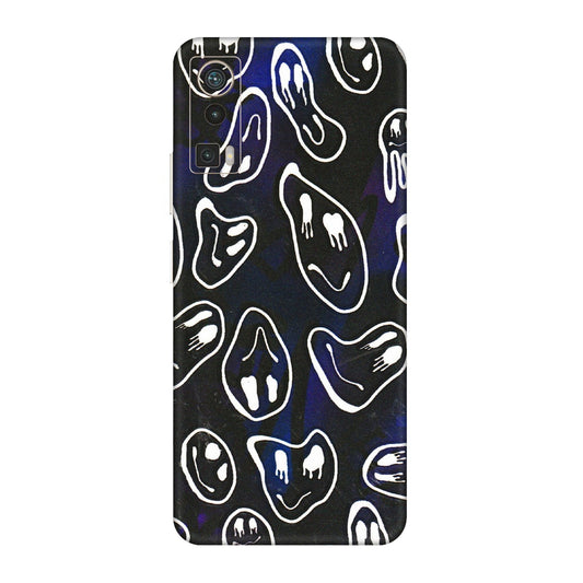 Lava Phone Skins (All Models) - Distorted Smileys - 3D Embossed Finish (L-92) LAVA Blaze Pro