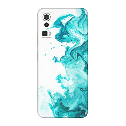Lava Phone Skins (All Models) - Sky Blue Abstract Colour - Matte Finish (M-146) LAVA Blaze Pro