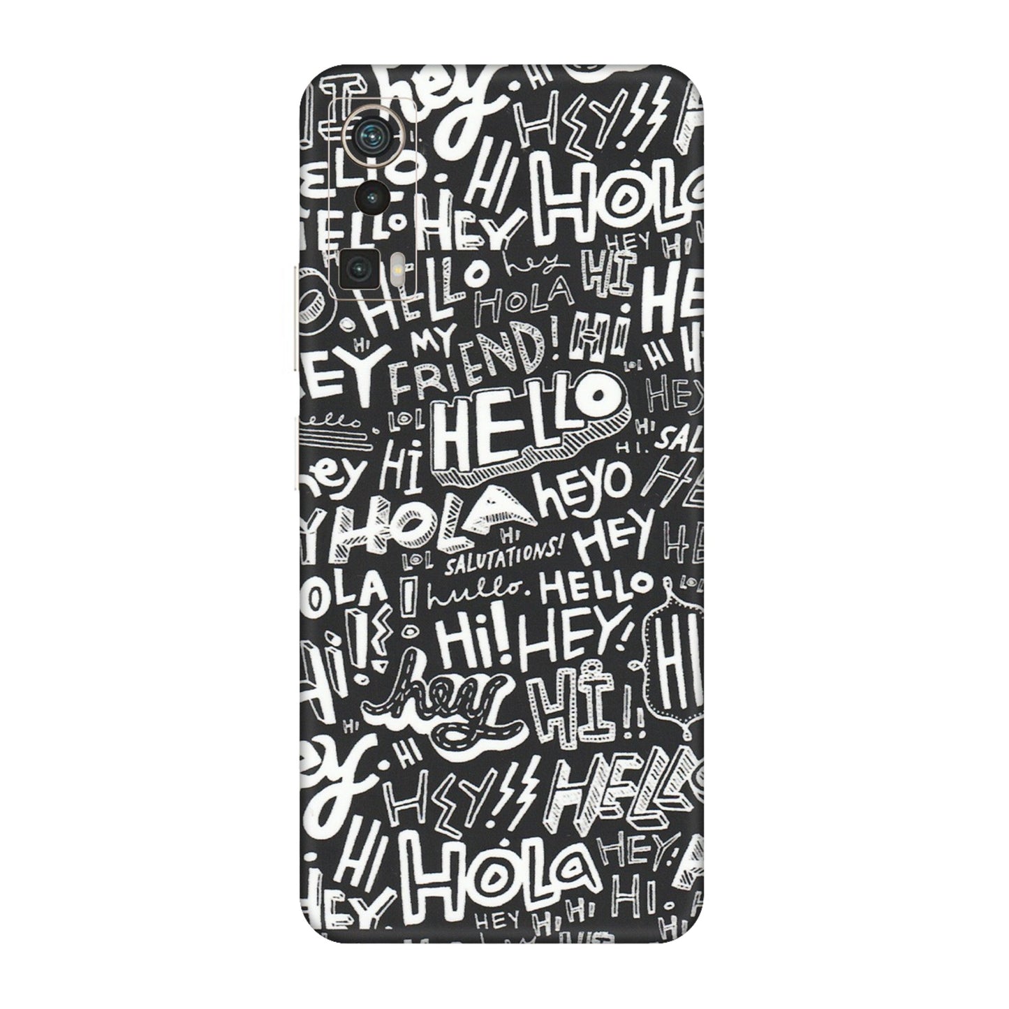 Lava Phone Skins (All Models) - Hi Hello Doodles - Matte Finish (M-25) LAVA Blaze Pro