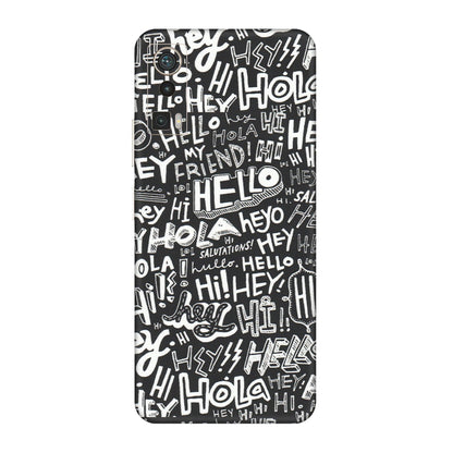 Lava Phone Skins (All Models) - Hi Hello Doodles - Matte Finish (M-25) LAVA Blaze Pro