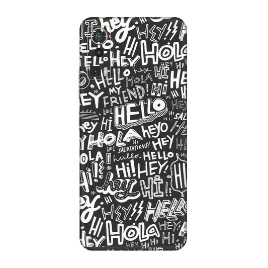 Lava Phone Skins (All Models) - Hi Hello Doodles - Matte Finish (M-25) LAVA Blaze Pro