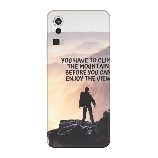 Lava Phone Skins (All Models) - Motivational Hiking Mountain - Matte Finish (M-28) LAVA Blaze Pro