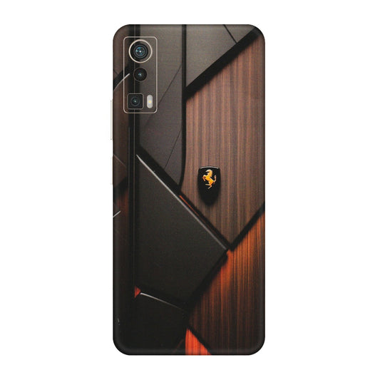 Lava Phone Skins (All Models) - Lambo Beauty Wood Pattern Sober - Matte Finish (M-51) LAVA Blaze Pro