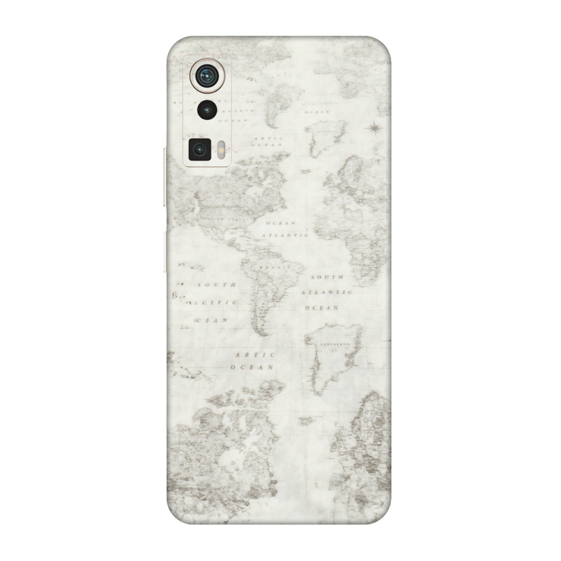 Lava Phone Skins (All Models) - World Travel Map - Transparent Finish (T-04) LAVA Blaze Pro