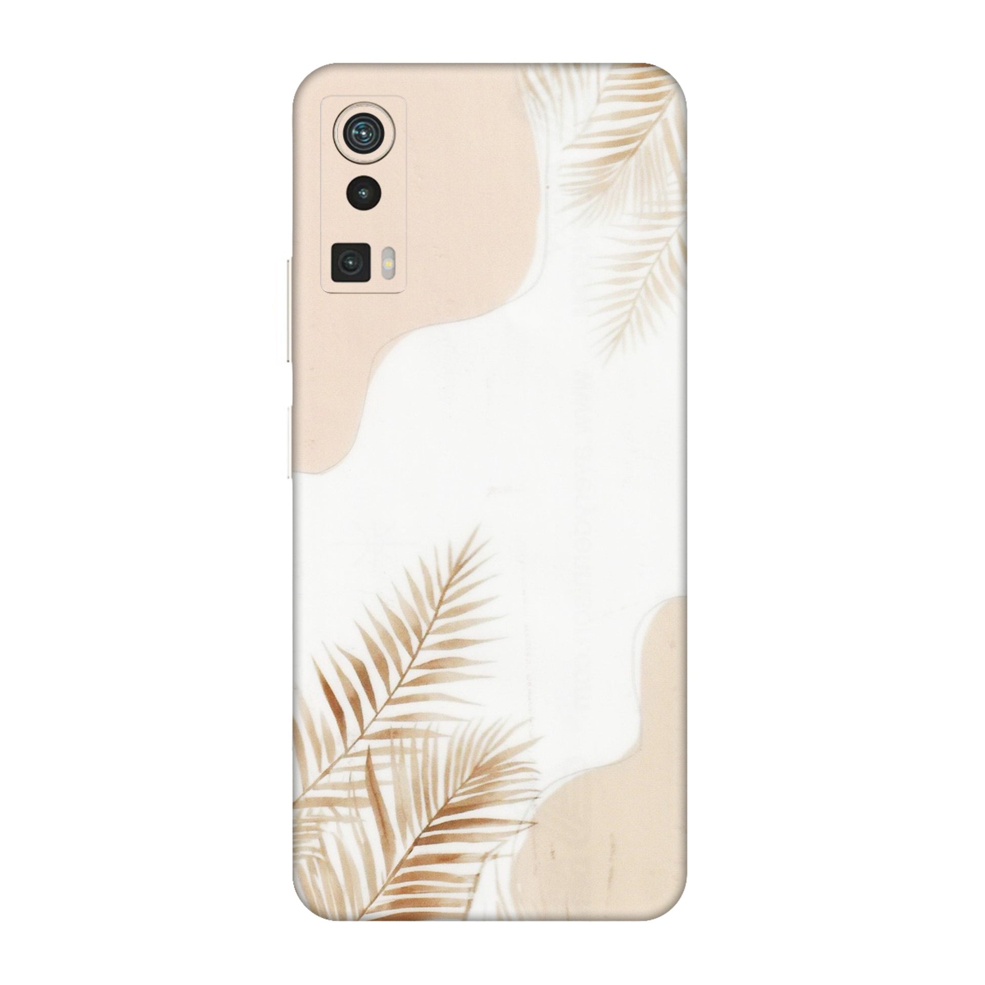 Lava Phone Skins (All Models) - Gold Petals Abstract - Transparent Finish (T-08) LAVA Blaze Pro
