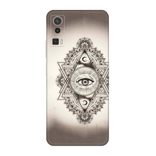 Lava Phone Skins (All Models) - Illuminati Great Eye - Transparent Finish (T-14) LAVA Blaze Pro