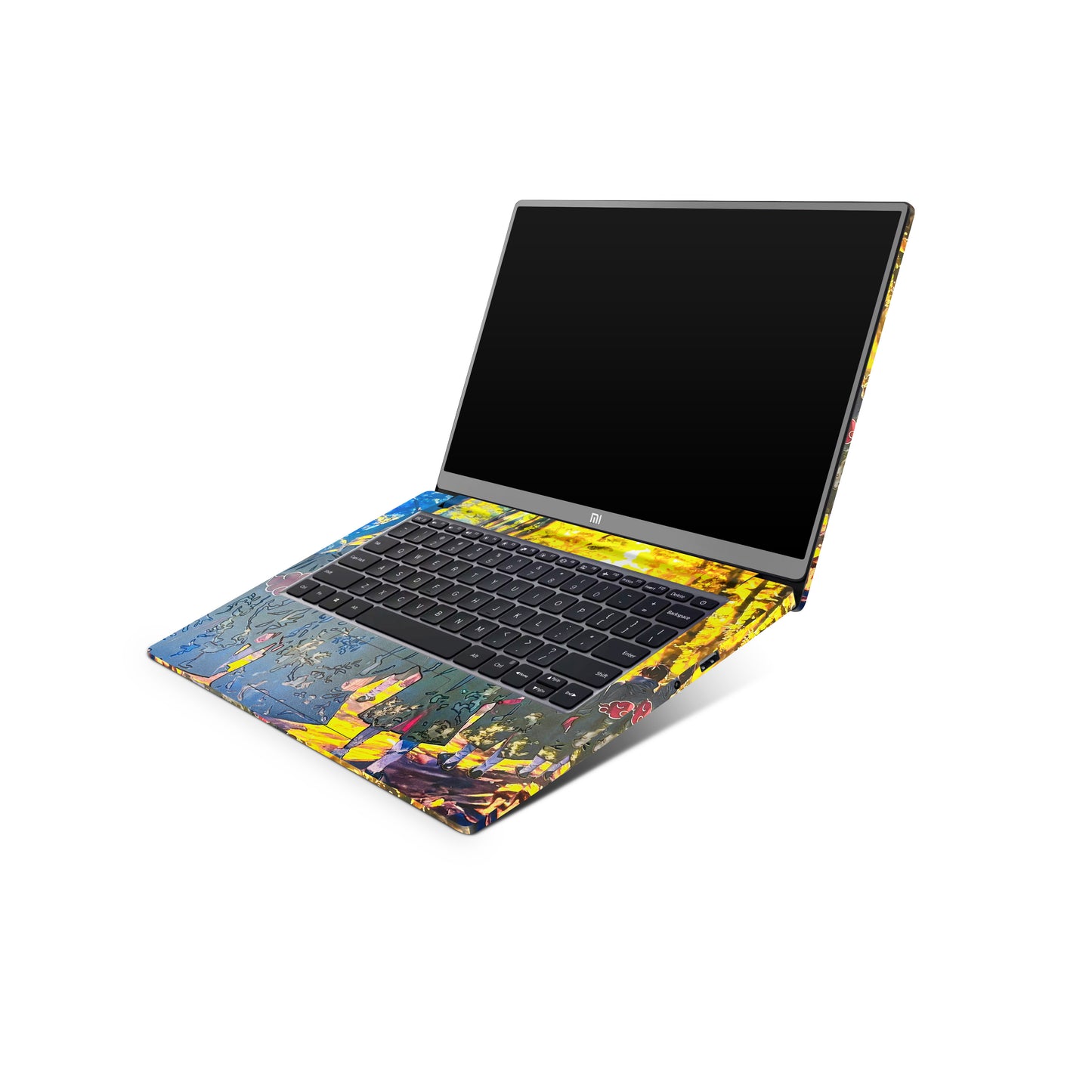 Naruto sunset Forest 3D Ambossed Laptop Skin