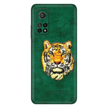 Xiaomi Redmi Phone Skins (All Models) - Leather Feel Tiger - 3D Embossed Finish (L-111) Mi 10T 5G