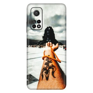 Xiaomi Redmi Phone Skins (All Models) - Jai Adiyogi Mahakaal - 3D Embossed Finish (L-164) Mi 10T 5G