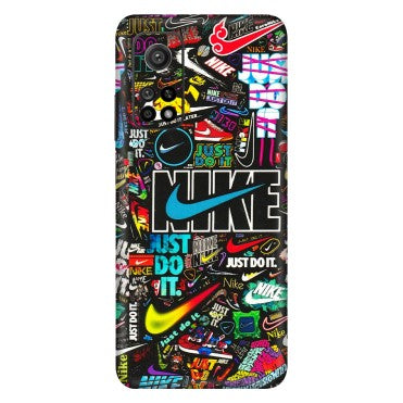 Xiaomi Redmi Phone Skins (All Models) - Just Do It Doodles - 3D Embossed Finish (L-166) Mi 10T 5G