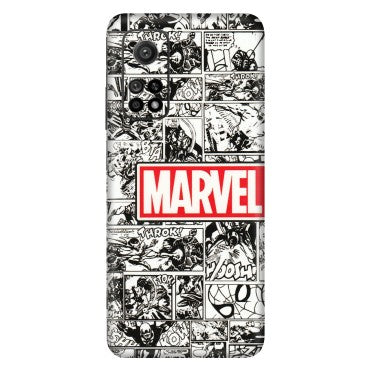 Xiaomi Redmi Phone Skins (All Models) - Marvel Comic - 3D Embossed Finish (L-171) Mi 10T 5G