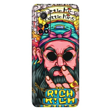 Xiaomi Redmi Phone Skins (All Models) - Battle King Dude Face - 3D Embossed Finish (L-178) Mi 10T 5G