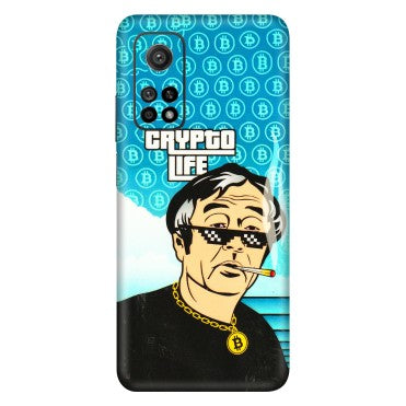 Xiaomi Redmi Phone Skins (All Models) - Crypto Thug Life - 3D Embossed Finish (L-179) Mi 10T 5G