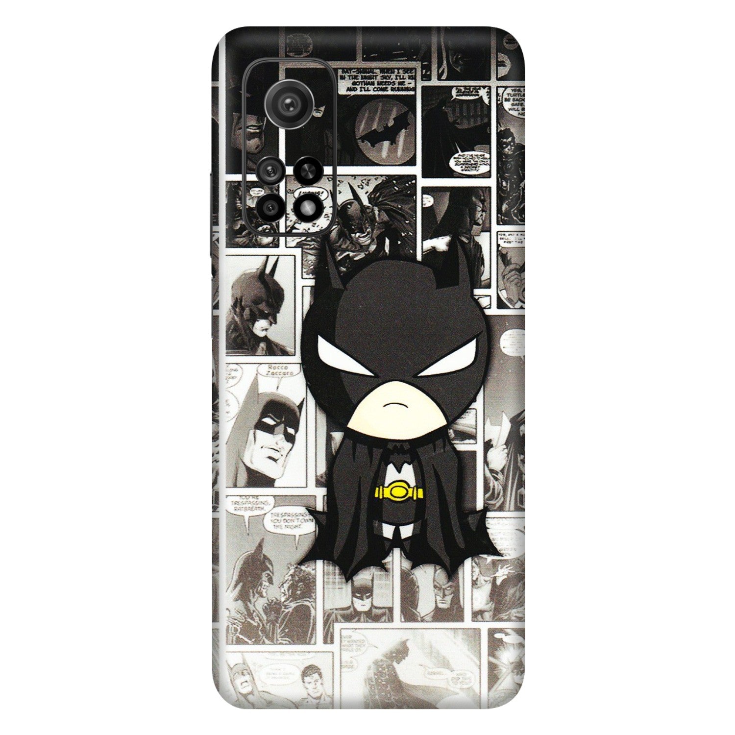 Xiaomi Redmi Phone Skins (All Models) - Toon Batman - 3D Embossed Finish (L-182) Mi 10T 5G