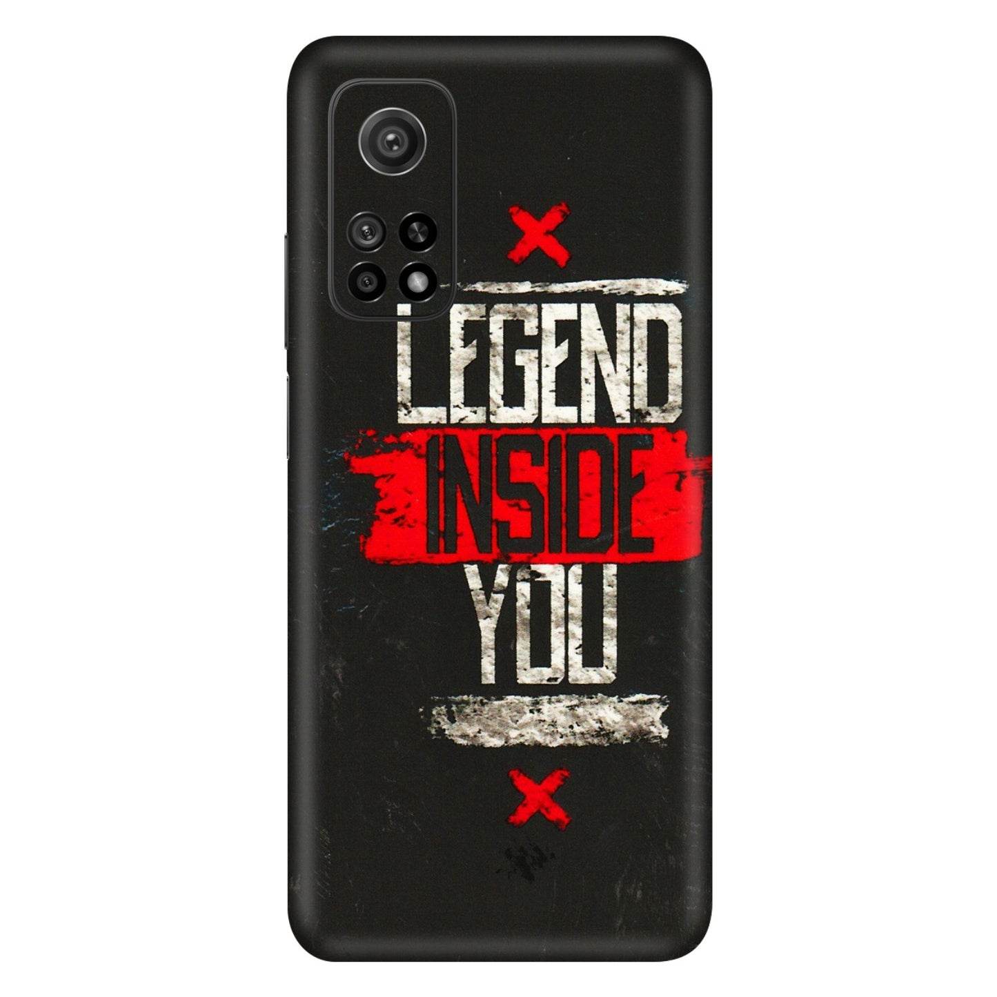 Xiaomi Redmi Phone Skins (All Models) - Legend Inside You - 3D Embossed Finish (L-186) Mi 10T 5G