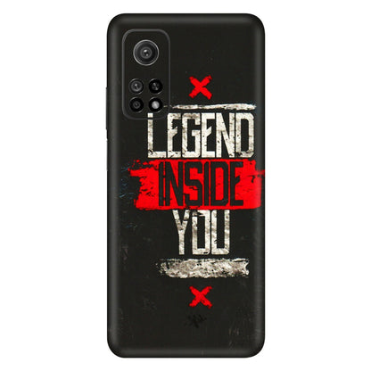 Xiaomi Redmi Phone Skins (All Models) - Legend Inside You - 3D Embossed Finish (L-186) Mi 10T 5G