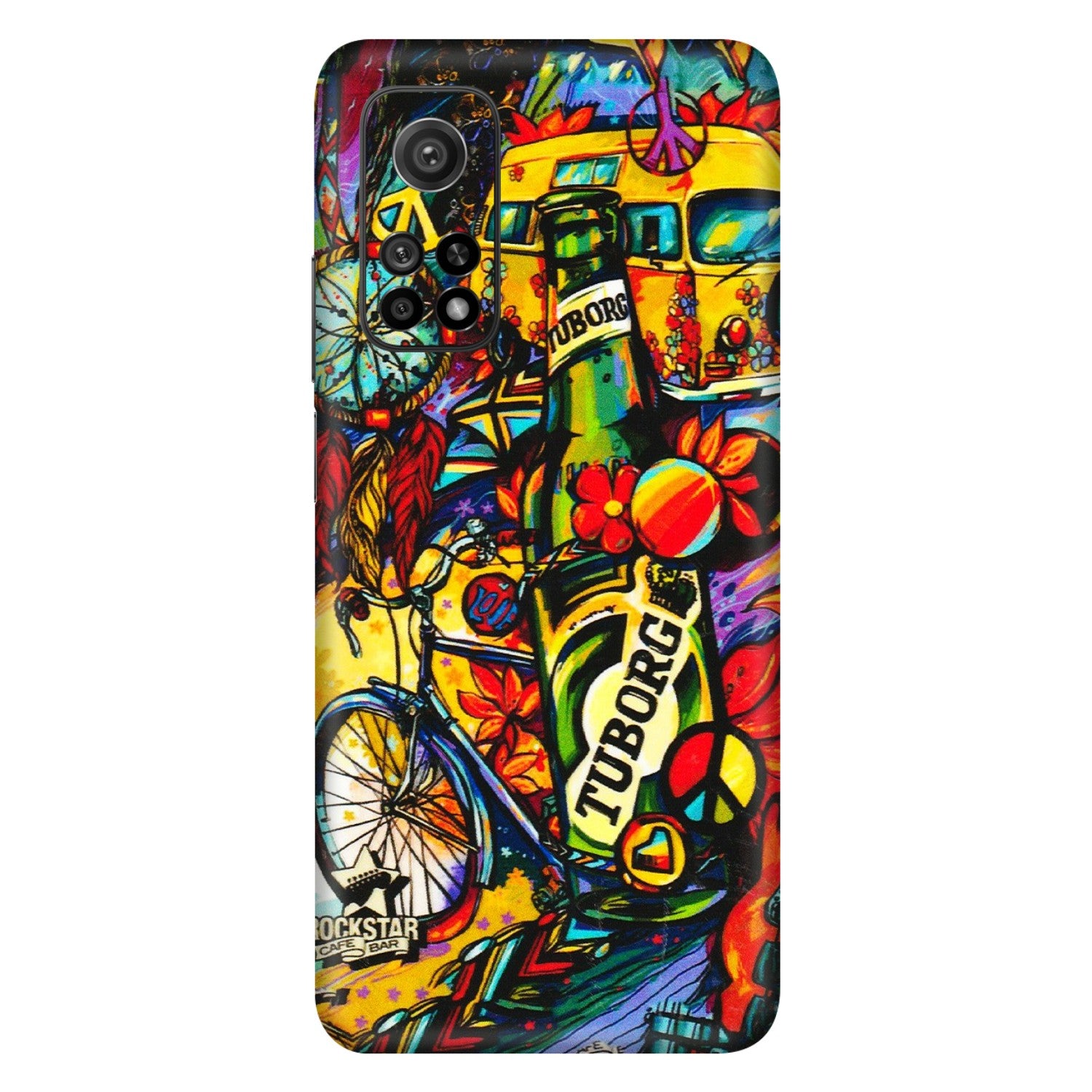 Xiaomi Redmi Phone Skins (All Models) - Cool Beer Bottle - 3D Embossed Finish (L-193) Mi 10T 5G