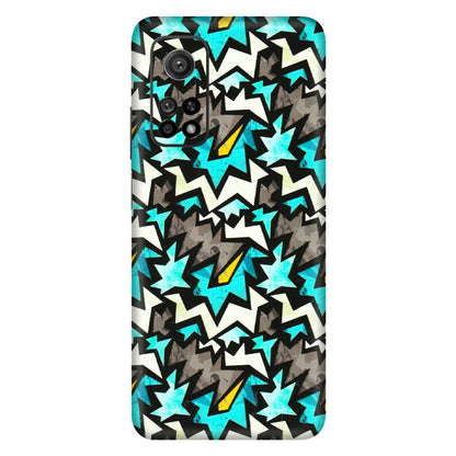 Xiaomi Redmi Phone Skins (All Models) - Funky Zig Zag - 3D Embossed Finish (L-223) Mi 10T 5G