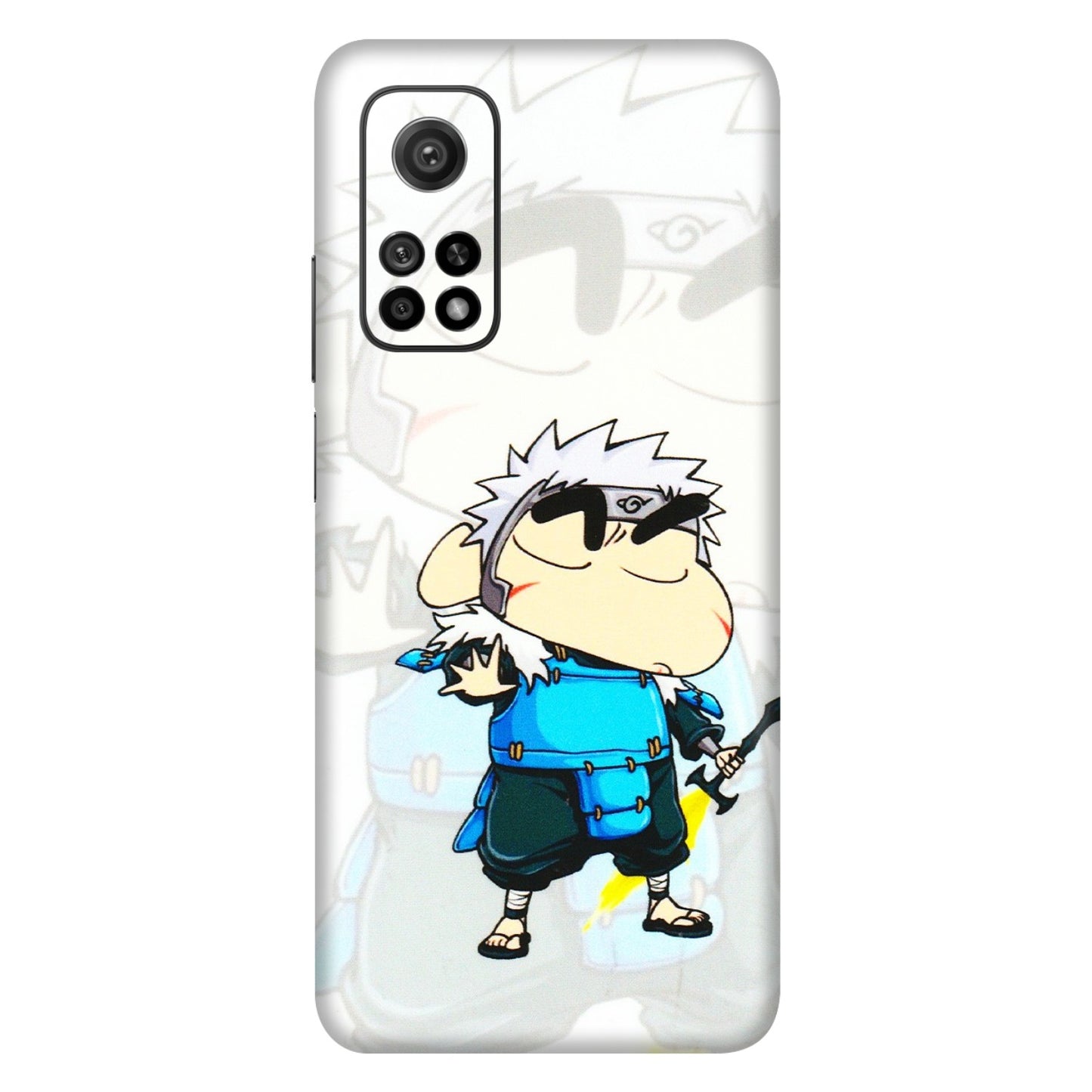 Xiaomi Redmi Phone Skins (All Models) - Angry Young Shinchan - 3D Embossed Finish (L-226) Mi 10T 5G