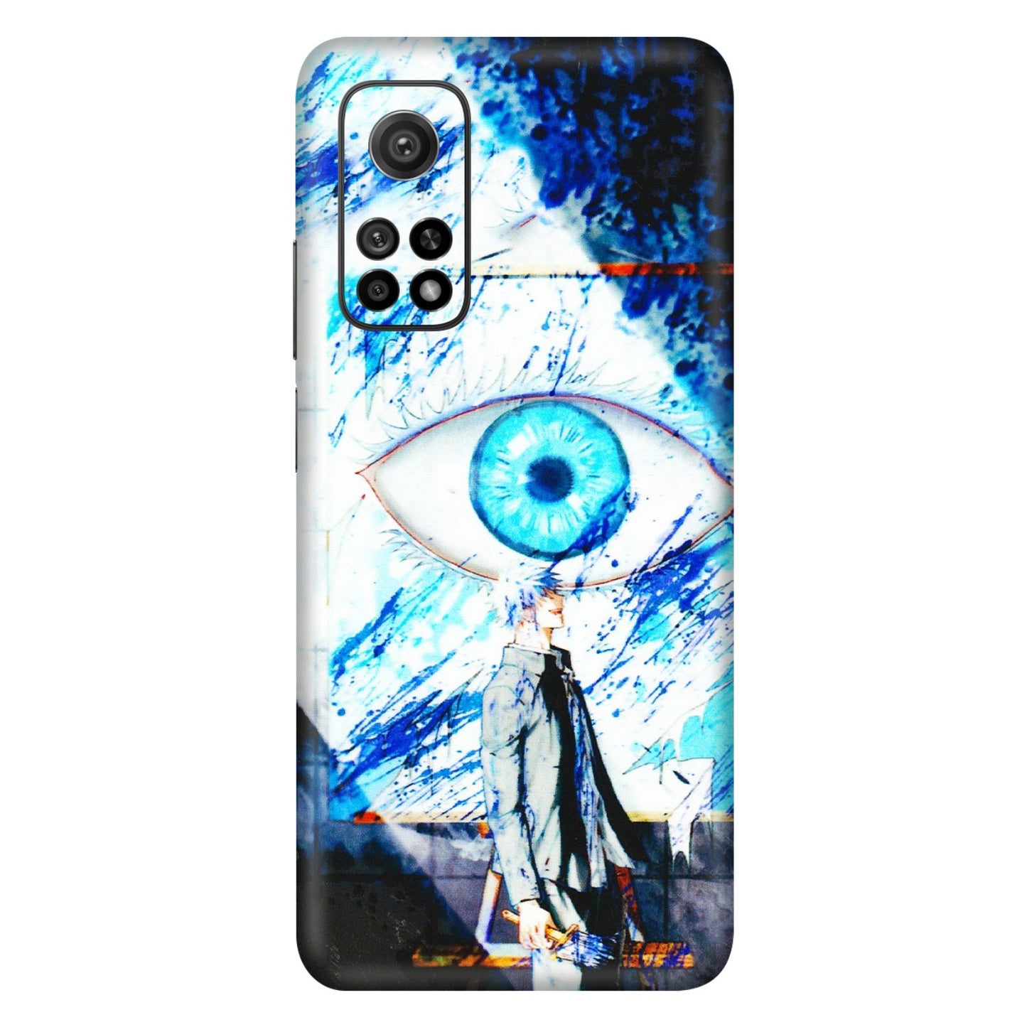 Xiaomi Redmi Phone Skins (All Models) - Gojo Satoru evil eye - 3D Embossed Finish (L-239) Mi 10T 5G