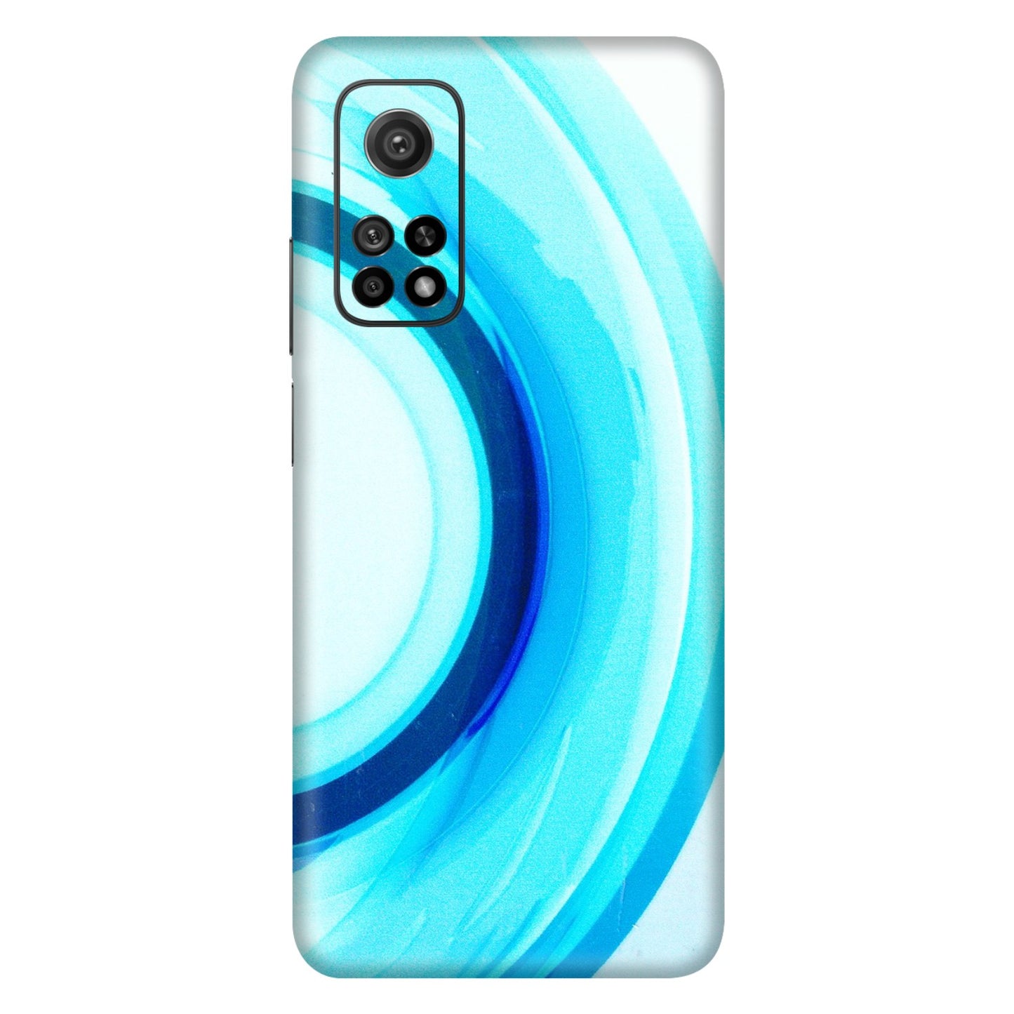 Xiaomi Redmi Phone Skins (All Models) - The Blue Curve - 3D Embossed Finish (L-244) Mi 10T 5G