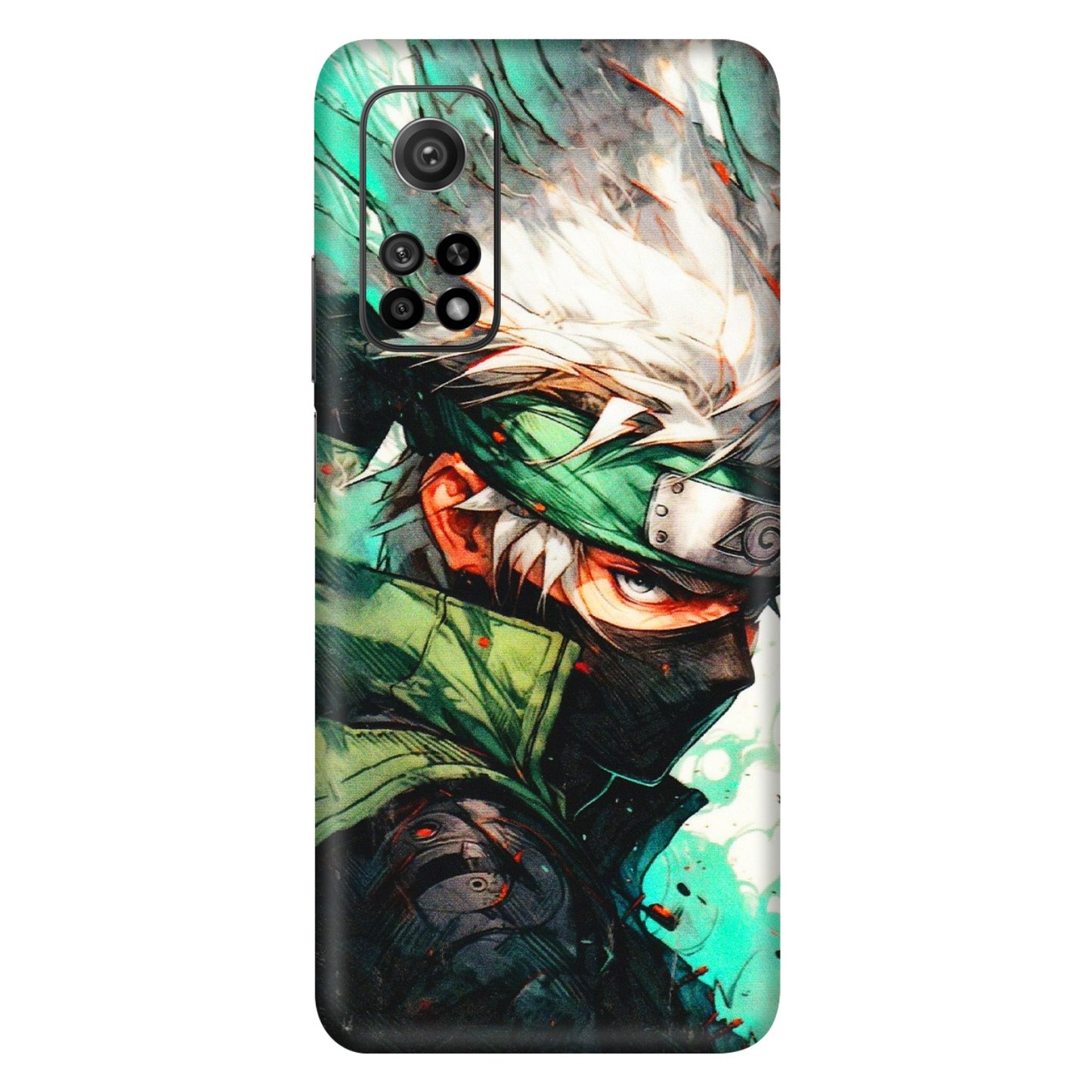 Xiaomi Redmi Phone Skins (All Models) - Kakashi Side Profile - 3D Embossed Finish (L-249) Mi 10T 5G